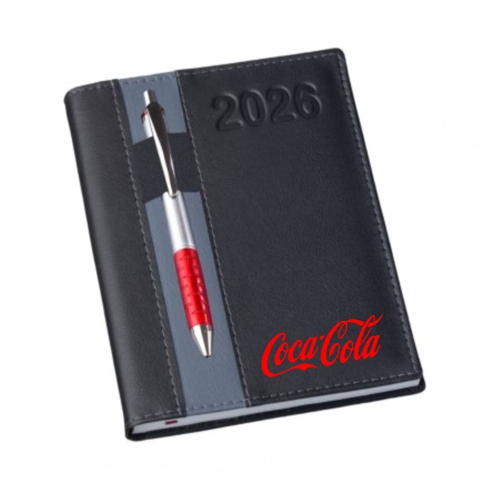 Agenda 2026 Personalizada Diária com Suporte para Caneta