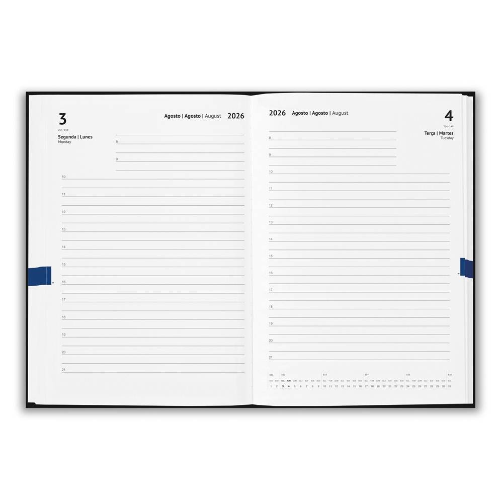  Agenda A5 Personalizada em PU reciclado