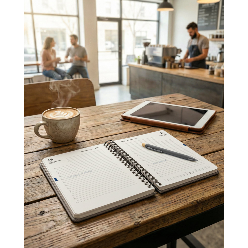 Agenda A5 Personalizada reciclada SIMMEL A5 2027