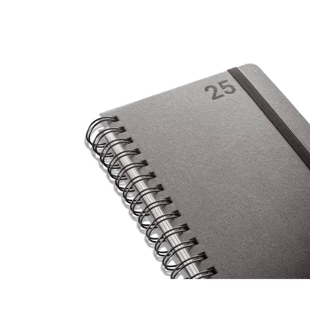 Agenda A5 com argolas em pele reciclada SIMMEL A5