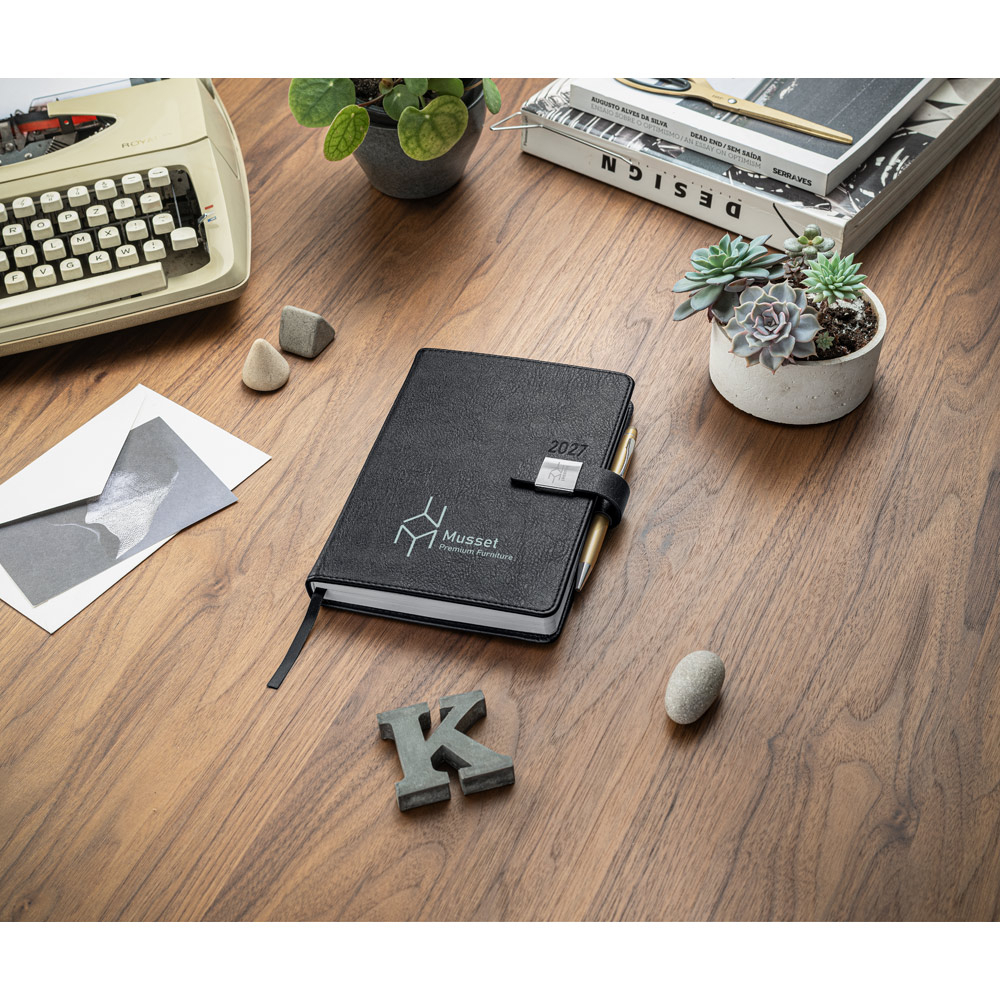 Agenda A5 em PU (58% reciclado) MUSSET A5 2027