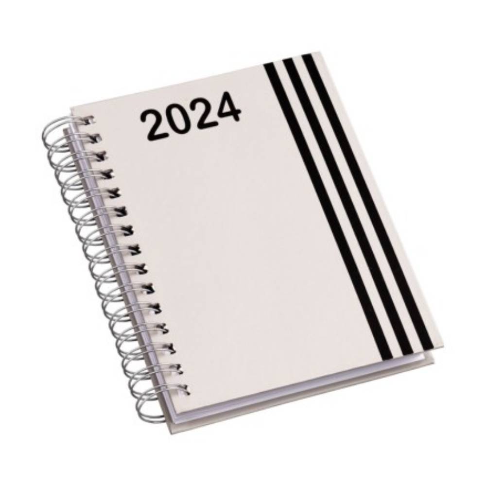 Agenda Diária 2024 Wire-o Personalizada