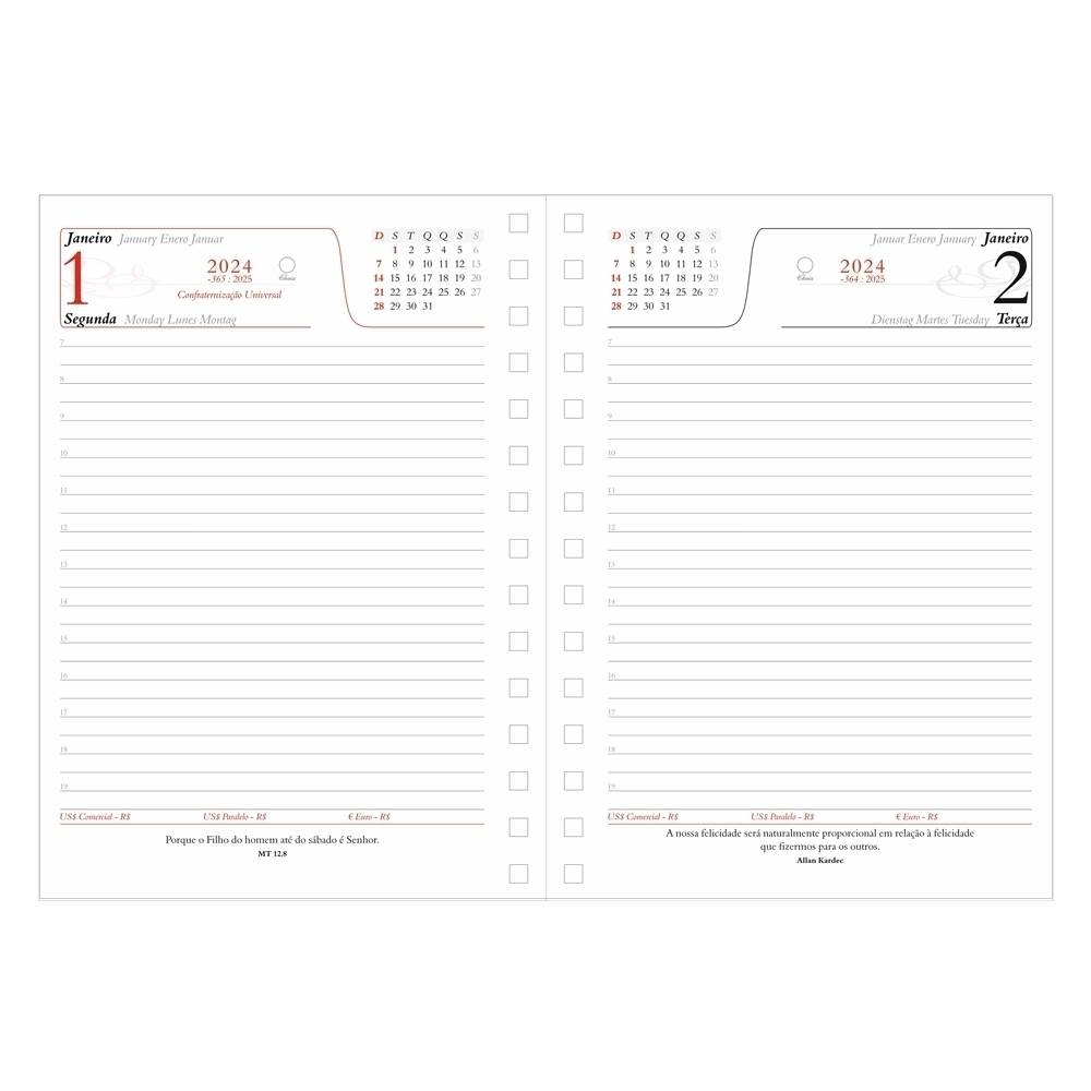 Agenda Personalizada Wire-O 2024