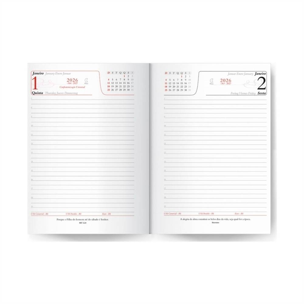 Agenda Personalizada Wire-O 2026