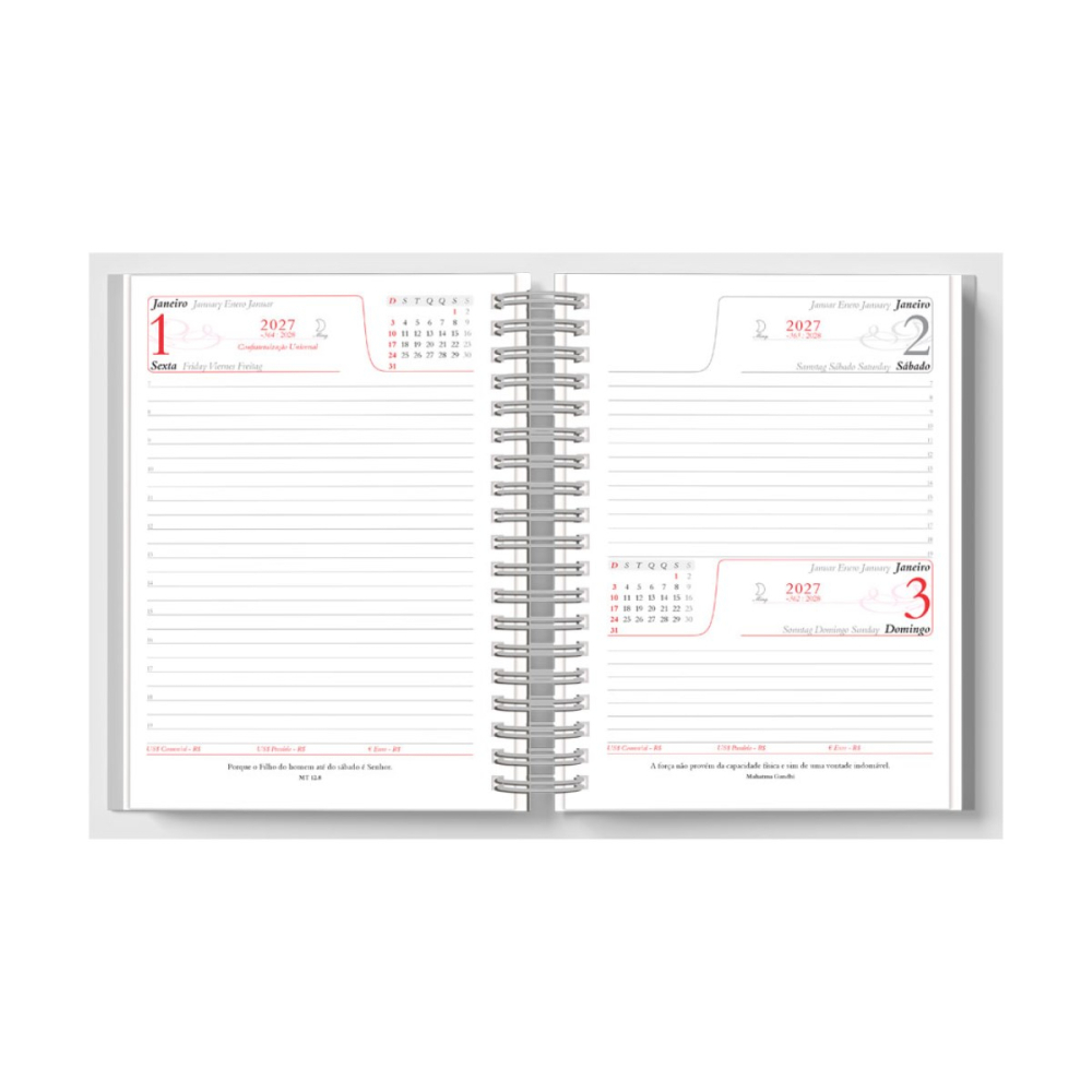 Agenda Personalizada Wire-O 2027