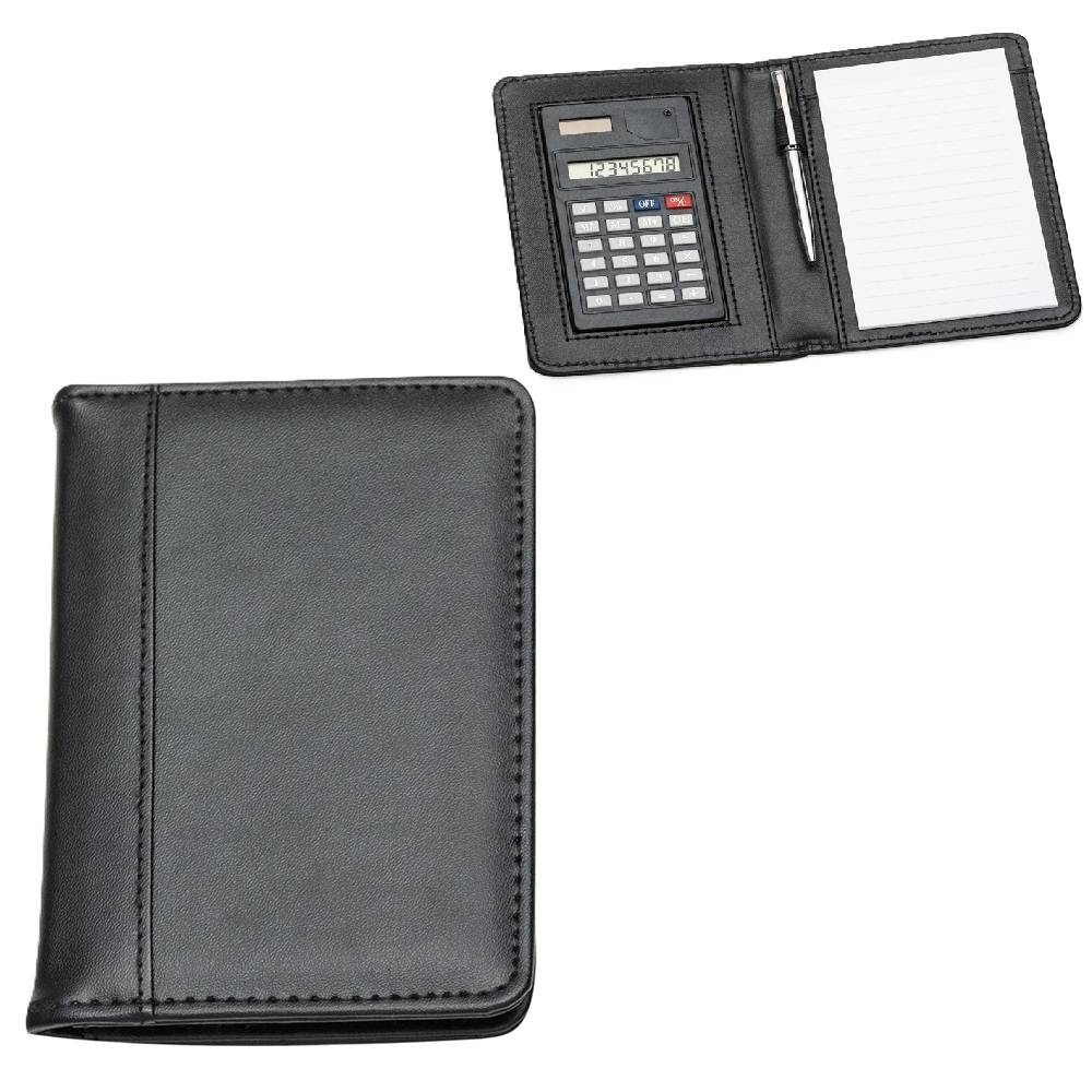 Bloco de Anotações com Calculadora e Caneta