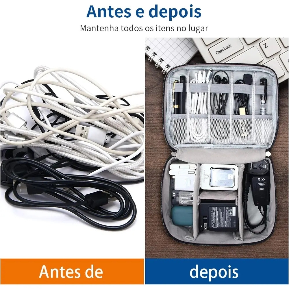 Bolsa Personalizada Organizadora Cabos