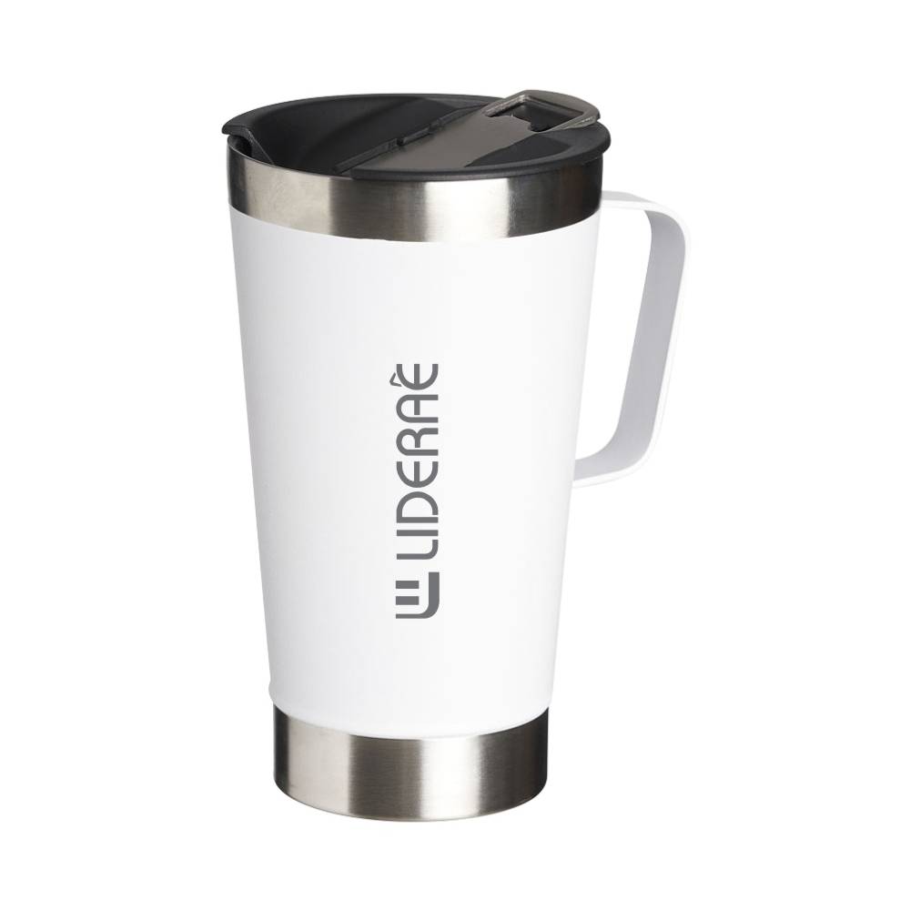 Caneca Térmica 500ml Lisa c/ Abridor 