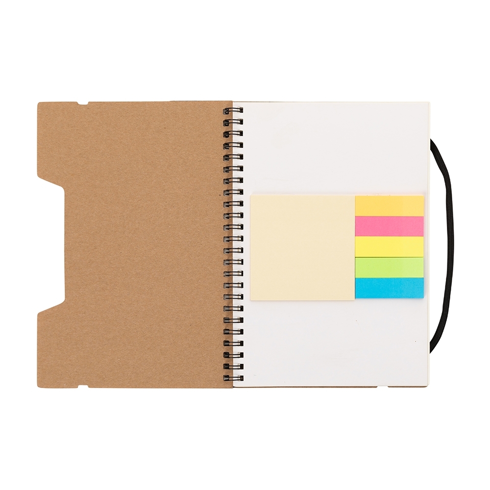 Caderno Capa em Papel Kraft Com Régua