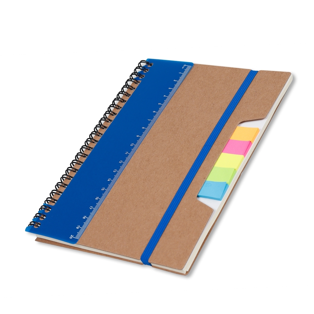 Caderno Capa em Papel Kraft Com Régua