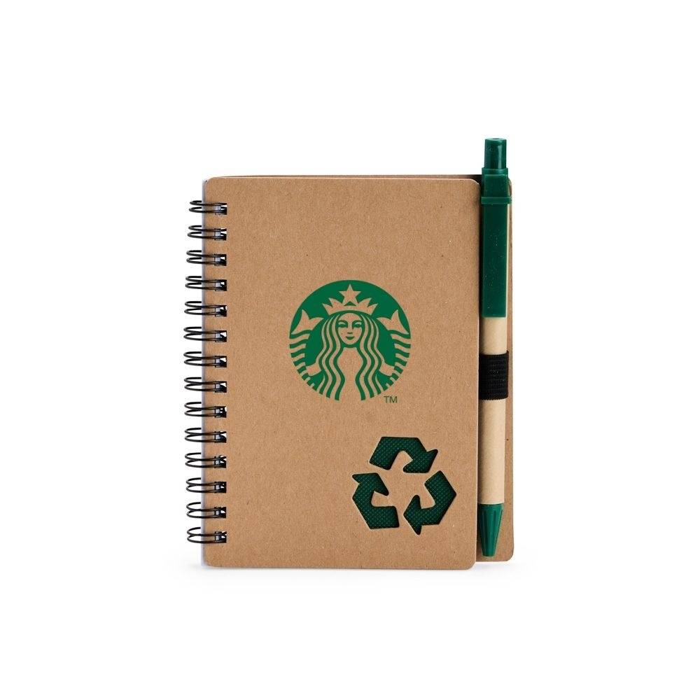Caderno Ecológico com Caneta