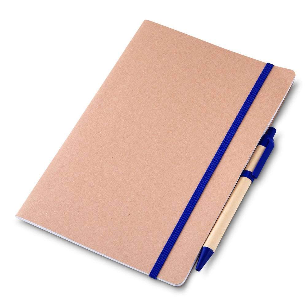Caderno capa em papel Kraft Com Caneta