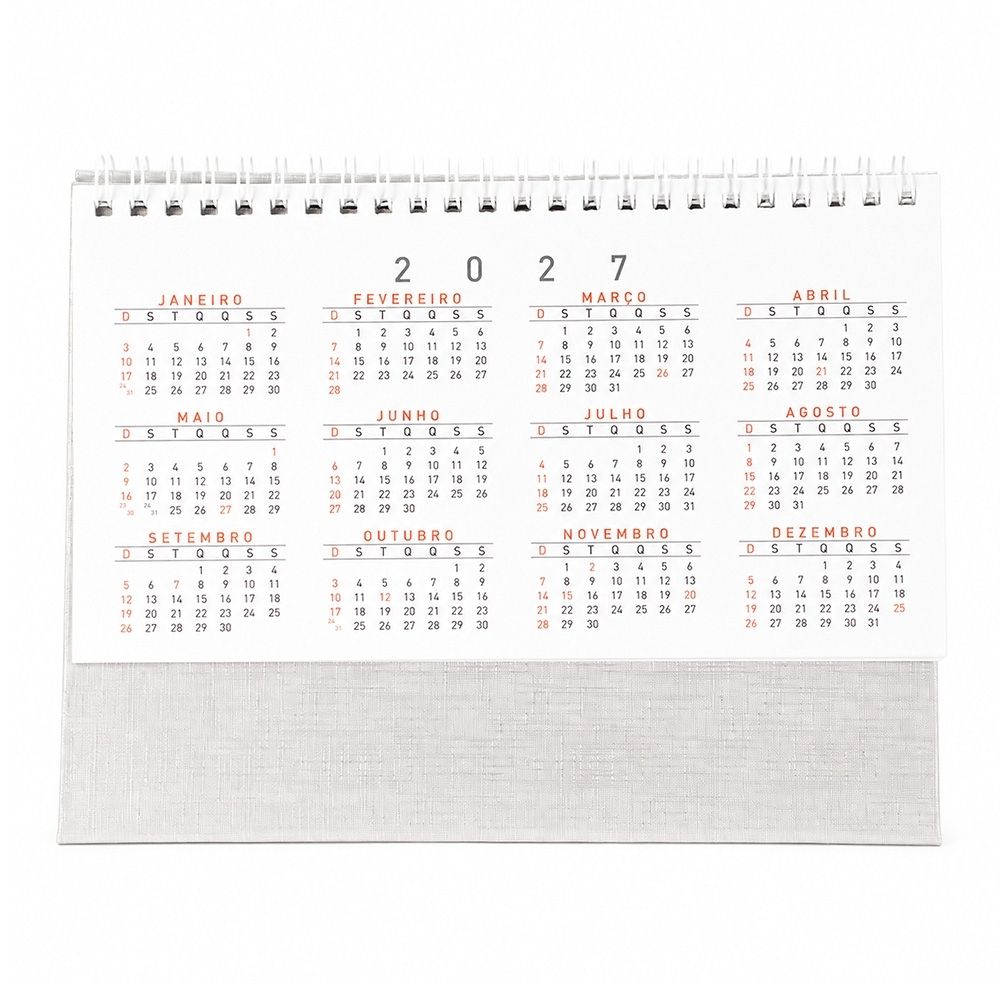 Calendário de Mesa 2027 G