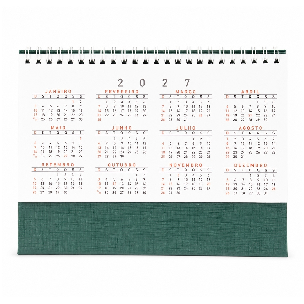 Calendário de Mesa 2027 G
