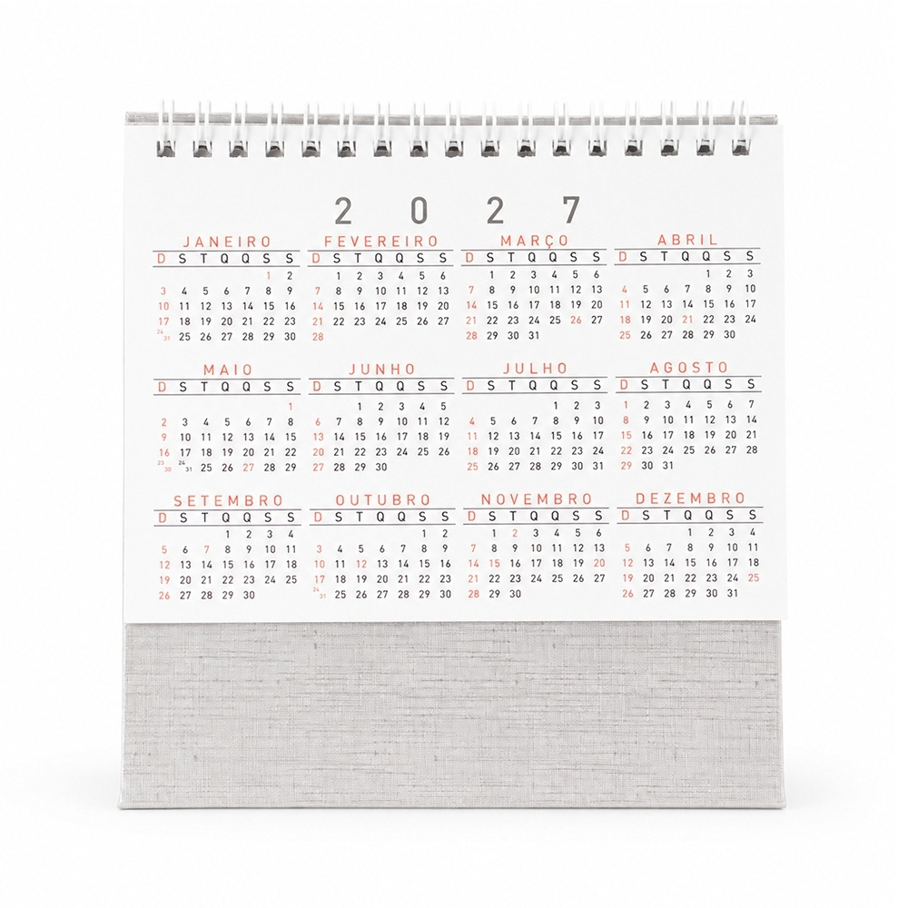 Calendário de Mesa 2027