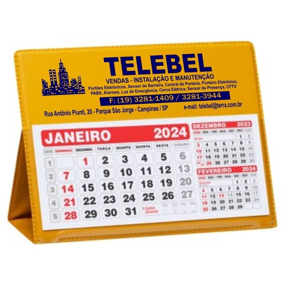 Calendário de Mesa Personalizado Grande