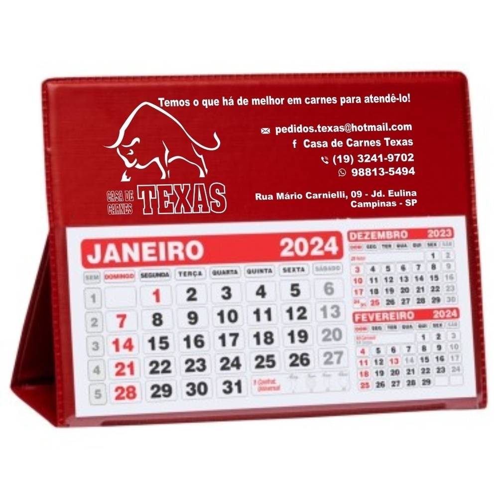 Calendário de Mesa Personalizado Grande