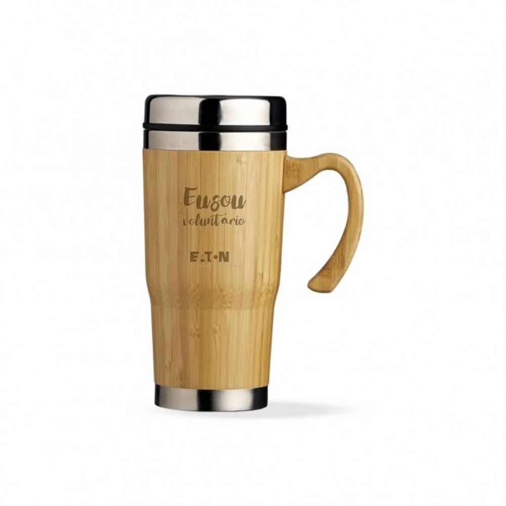 Caneca Bambu Personalizada