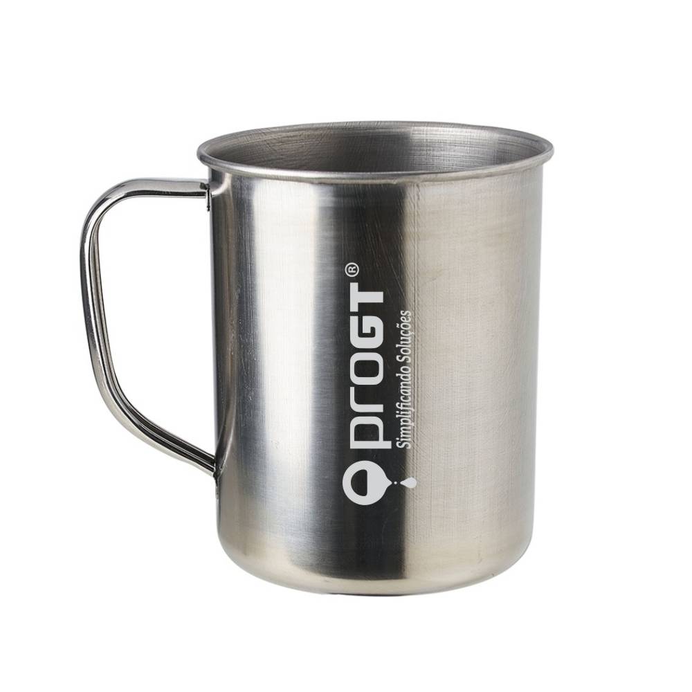 Caneca Inox Personalizada 500ml  Inox