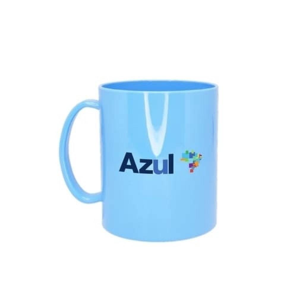 Caneca Plástica Leitosa Personalizada