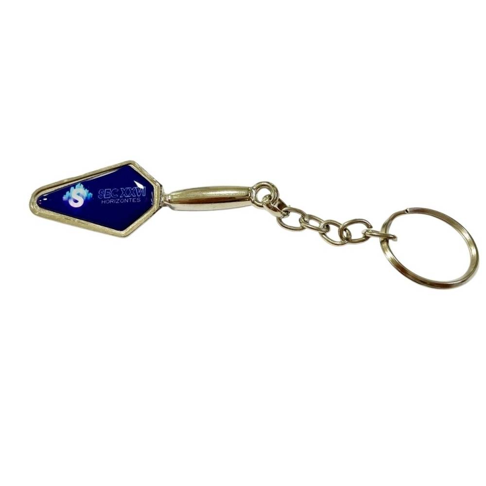 Colher de pedreiro em zamac níquel