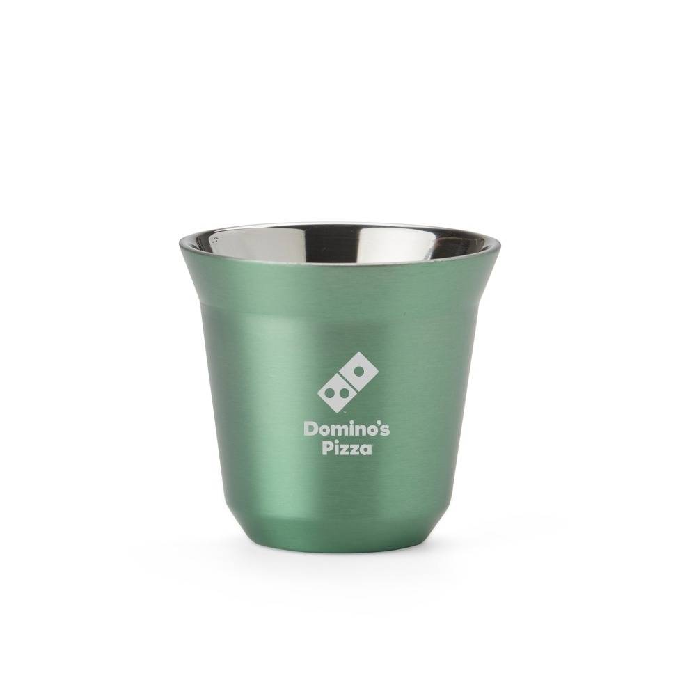 Copo de Café 80ml Personalizado em Inox Parede Dupla