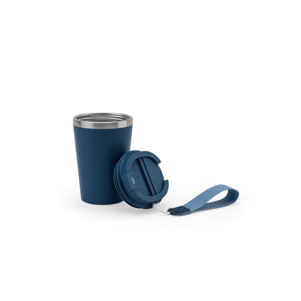  Copo de viagem térmico em aço inox 90% reciclado SPITZ