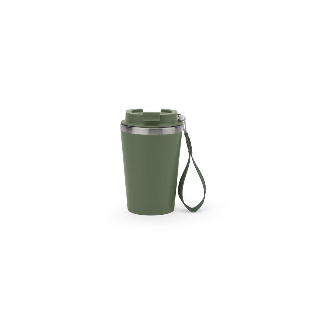  Copo de viagem térmico em aço inox 90% reciclado SPITZ