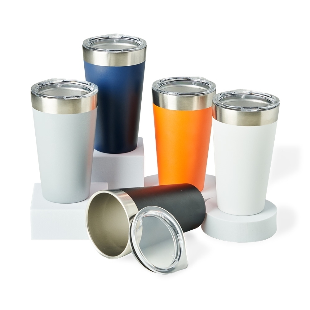 Copo térmico de inox 473ml com tampa