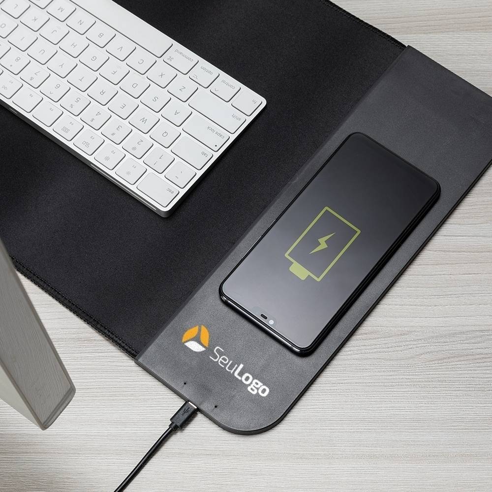 Desk Pad com carregamento por indução Personalizado