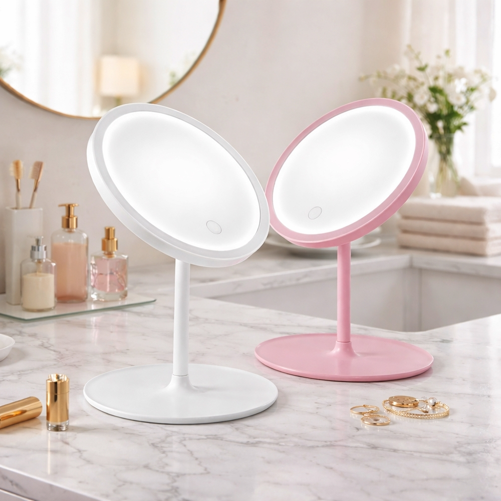 Espelho de Mesa Personalizado LED