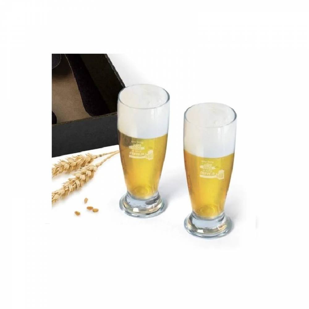 Jogo De Copos Vidro P / Cerveja / Drink 200 Ml - 4 Pçs