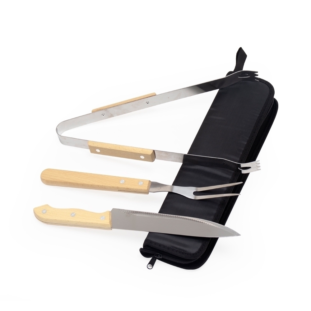 Kit Churrasco em Estojo com 3 Peças