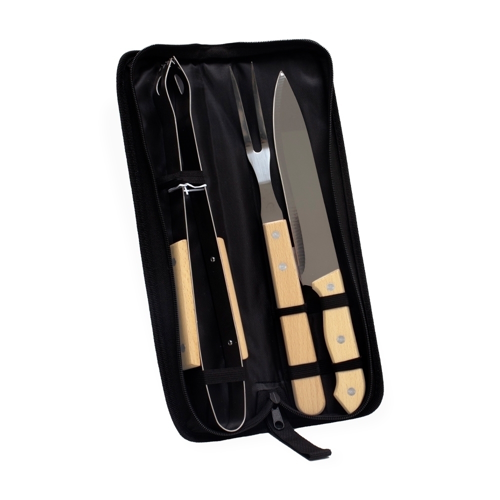 Kit Churrasco em Estojo com 3 Peças