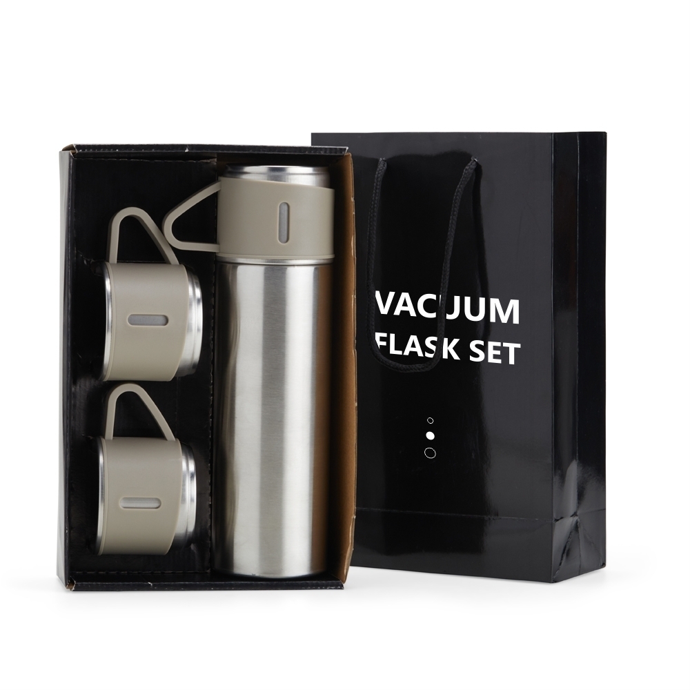 Kit Garrafa Térmica com Canecas Personalizado