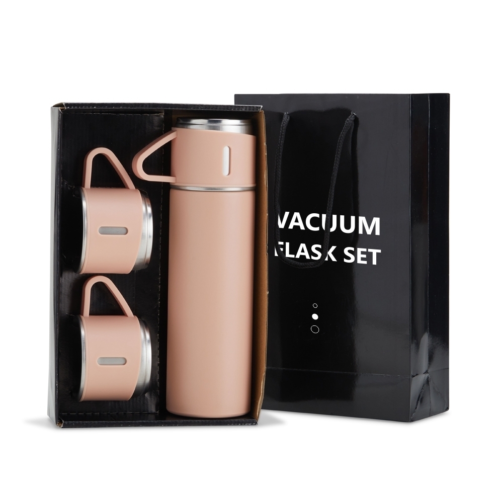 Kit Garrafa Térmica com Canecas Personalizado