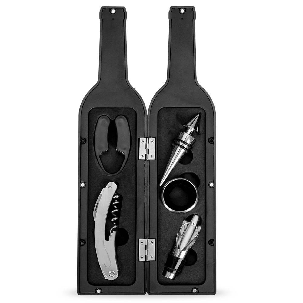 Kit Vinho Personalizado Garrafa 5 pçs