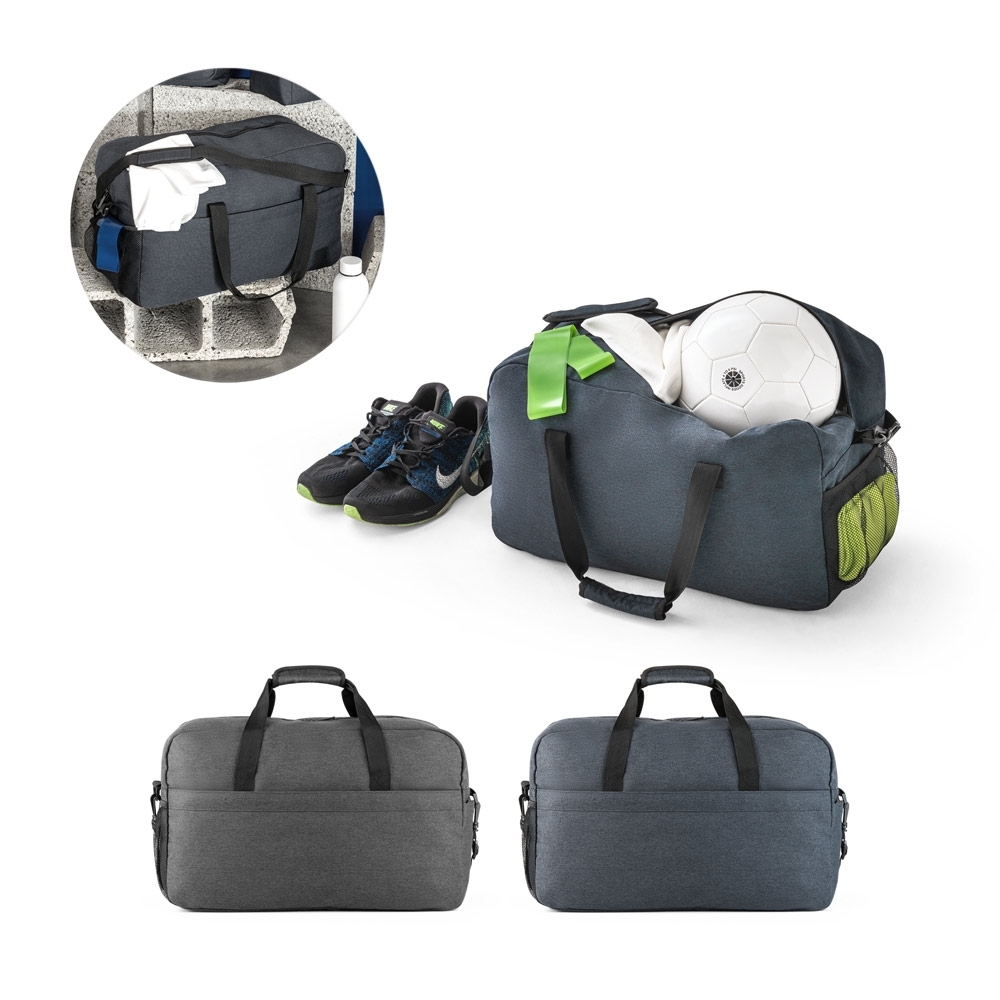 REPURPOSE SPORTS. Bolsa esportiva em 600D poliéster reciclado de alta densidade (100% rPET)