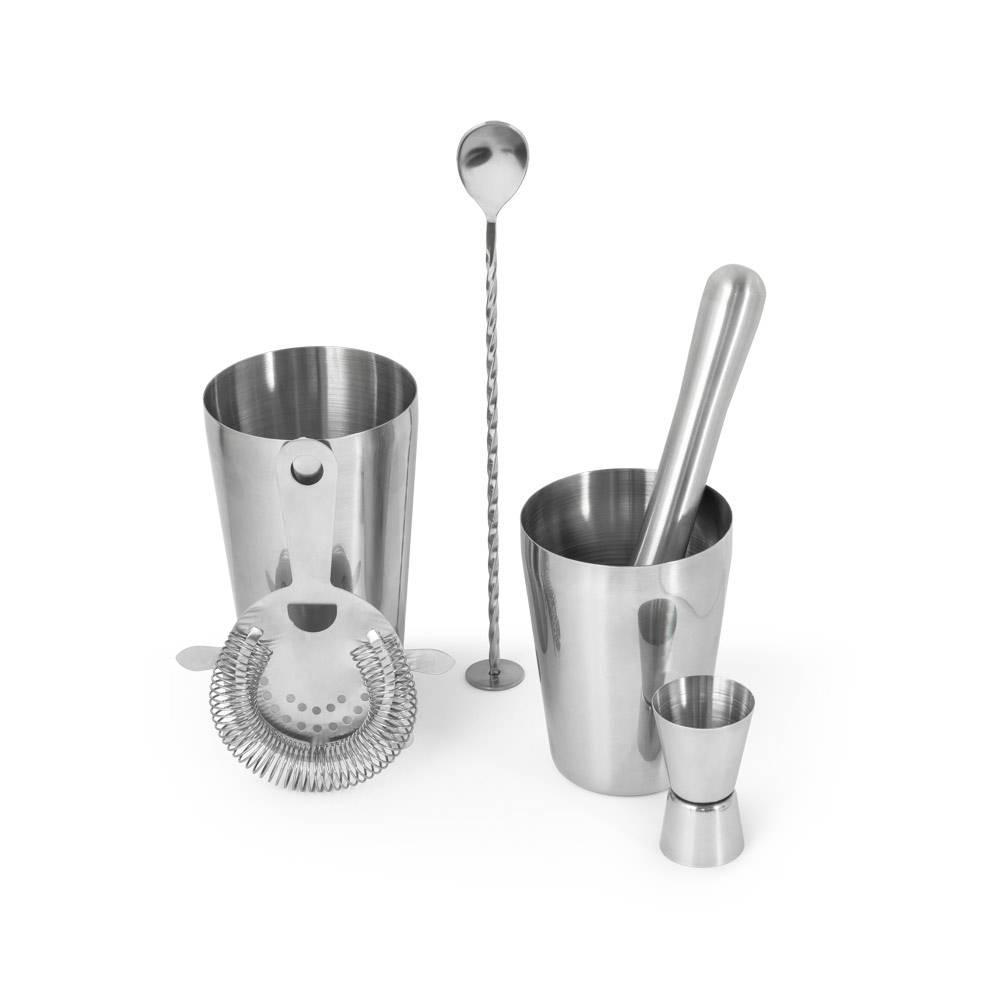  Set de coquetel com 6 peças em aço inox BRAMBLE