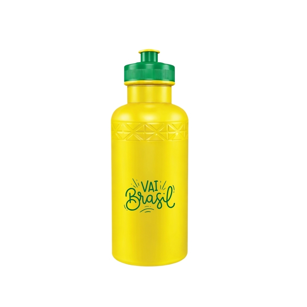 Squeeze Plástica 500ml Personalizada para a Copa do Mundo