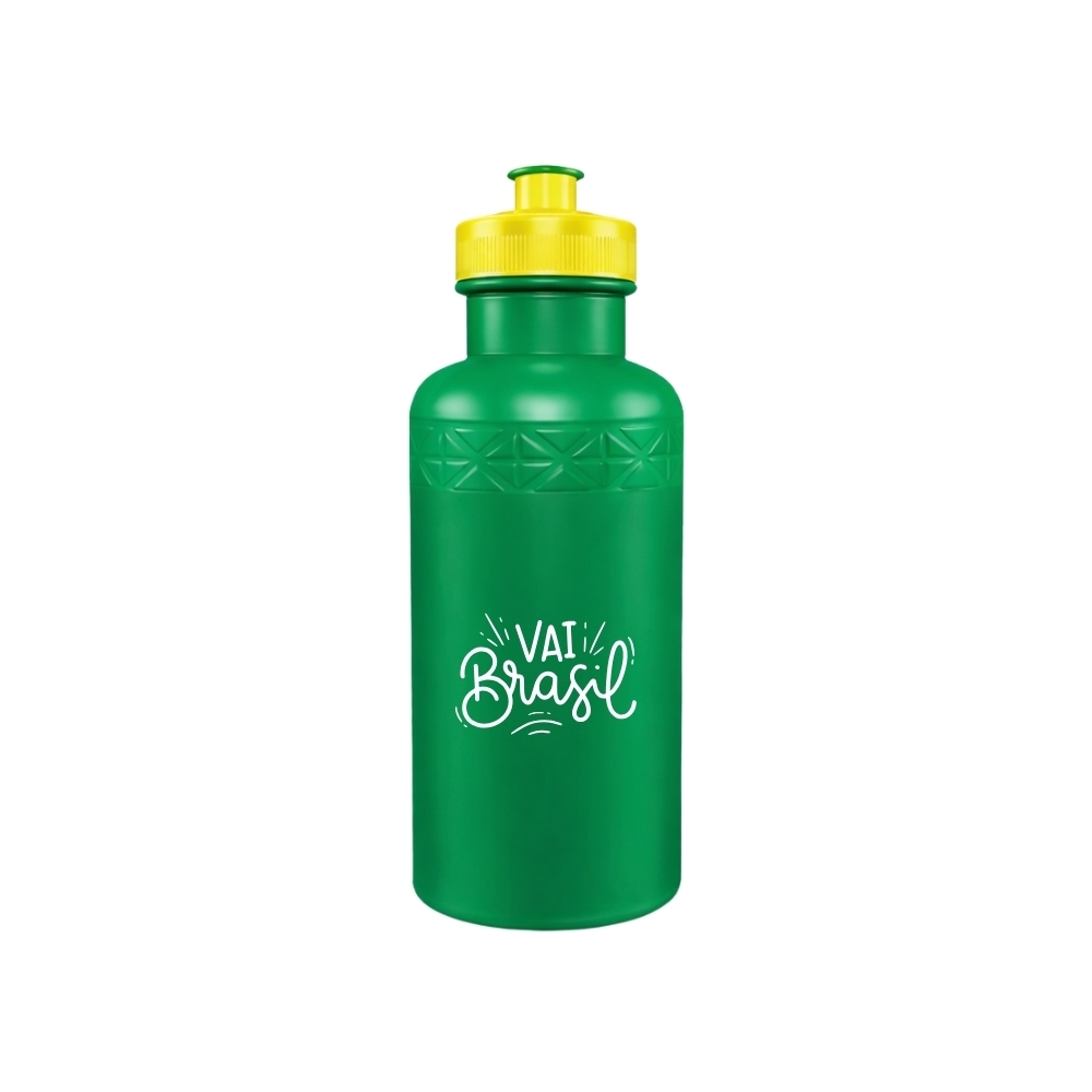 Squeeze Plástica 500ml Personalizada para a Copa do Mundo