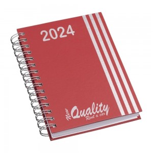 Agenda Diária 2025 Wire-o Personalizada-LG-3461