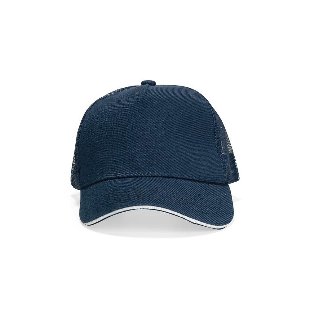 Boné Poliéster Aba Curva com Tela-X09353