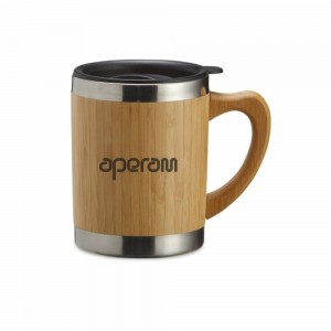  Caneca de Bambu 300ml Personalizada -X03099