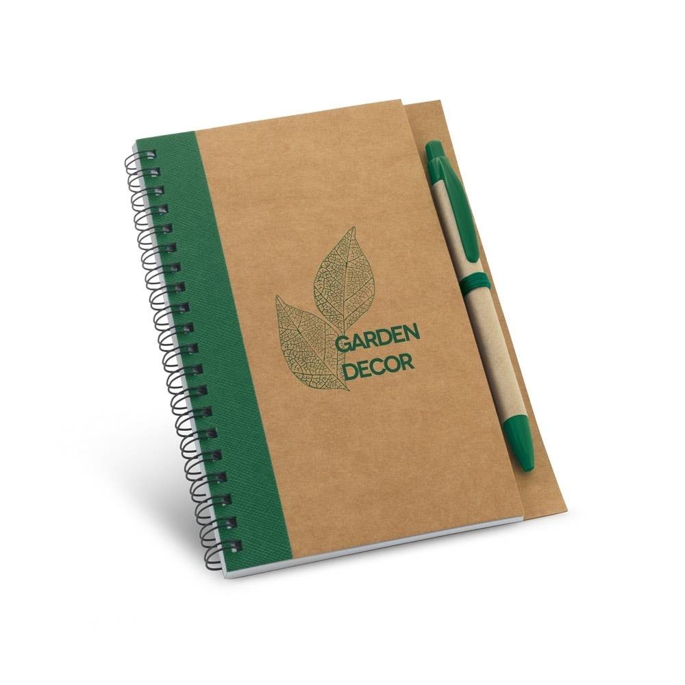 Caderno B6 espiral com folhas lisas Com Caneta ASIMOV-S93715