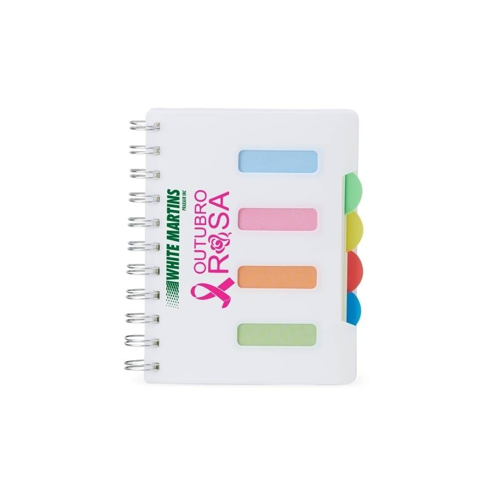Caderno Outubro Rosa Pequeno Personalizado-X05043OR