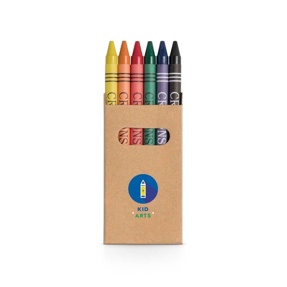 Caixa de Cartão com 6 Gizes de Cera EAGLE-S51754