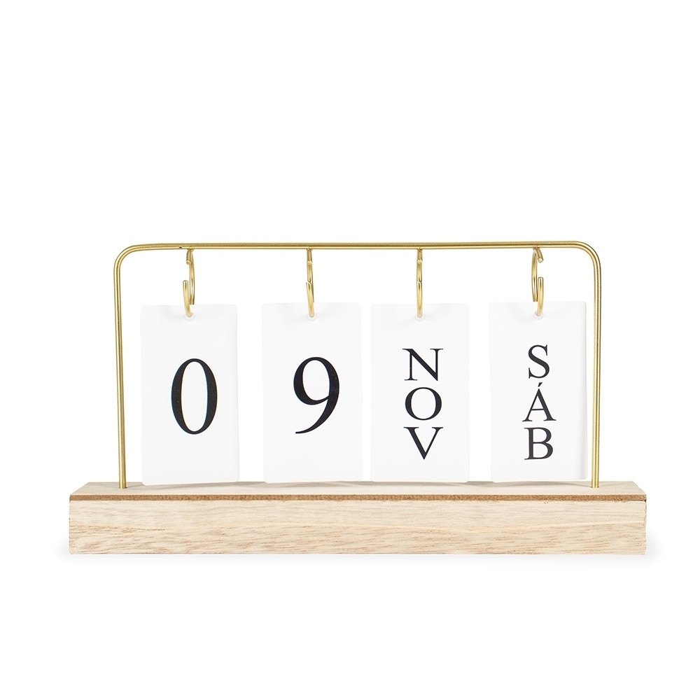 Calendário Personalizado Permanente Suspenso-X19026