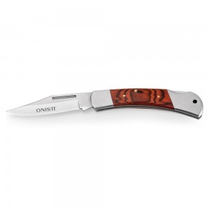 Canivete em Inox e Madeira Personalizado FALCON II-S94031