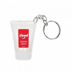 Chaveiro Álcool em Gel Argola-CXA01